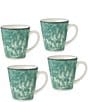 Noritake Colorkraft Essence Collection Mugs, Set of 4, Color:Jade - Image 1