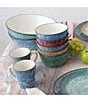 Noritake Colorkraft Essence Collection Round Vegetable Bowl, Color:Jade - Image 3