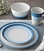 Noritake Colorscapes Layers Collection Coupe Dinner Plates, Set of 4, Color:Sky - Image 3