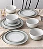 Color:Sage - Image 4 - Colorscapes Layers Collection 12-Piece Coupe Dinnerware Set