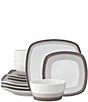 Color:Canyon - Image 1 - Colorscapes Layers Collection 12-Piece Square Dinnerware Set