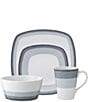 Color:Ash - Image 1 - Colorscapes Layers Collection 4-Piece Square Dinnerware Set