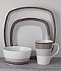 Color:Canyon - Image 2 - Colorscapes Layers Collection 4-Piece Square Dinnerware Set