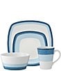 Color:Sky - Image 1 - Colorscapes Layers Collection 4-Piece Square Dinnerware Set