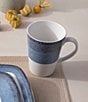 Noritake Colorscapes Layers Collection 4-Piece Square Place Setting, Color:Navy - Image 5