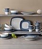 Noritake Colorscapes Layers Collection 4-Piece Square Place Setting, Color:Navy - Image 6