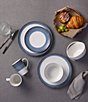Color:Navy - Image 4 - Colorscapes Layers Navy Collection 12-Piece Coupe Set, Service For 4