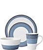 Color:Navy - Image 1 - Colorscapes Layers Navy Collection 4-Piece Coupe Place Setting