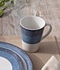 Color:Navy - Image 2 - Colorscapes Layers Navy Collection 4-Piece Coupe Place Setting