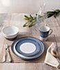 Color:Navy - Image 5 - Colorscapes Layers Navy Collection 4-Piece Coupe Place Setting