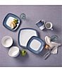 Color:Navy - Image 6 - Colorscapes Layers Navy Collection Set Of 4 Cereal Bowls