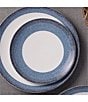 Color:Navy - Image 5 - Colorscapes Layers Navy Collection Set of 4 Coupe Salad Plates