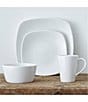 Noritake Colorscapes Swirl Collection Square Place Setting, Color:White - Image 2