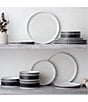 Noritake ColorStax Ombre Collection 12-Piece Dinnerware Set, Color:Jet - Image 3