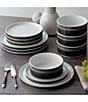 Noritake ColorStax Ombre Collection 12-Piece Dinnerware Set, Color:Jet - Image 4