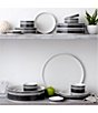 Noritake ColorStax Ombre Collection 12-Piece Dinnerware Set, Color:Jet - Image 5