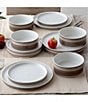Noritake ColorStax Ombre Collection Dinnerware Set, Service for 4, Color:Umber - Image 5