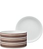 Noritake ColorStax Ombre Collection Deep Plates, Set of 4, Color:Umber - Image 1