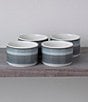 Color:Charcoal - Image 2 - ColorStax Ombre Collection Mini Bowls, Set of 4