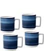 Color:Indigo - Image 1 - ColorStax Ombre Collection Mugs, Set of 4