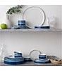 Noritake ColorStax Ombre Collection Small Plates, Set of 4, Color:Indigo - Image 3