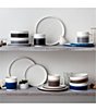 Noritake ColorStax Stripe Collection 11.5#double; Round Platter, Color:Blue - Image 5