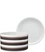 Noritake ColorStax Stripe Collection Deep Plates, Set of 4, Color:Brown - Image 1