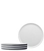 Noritake ColorStax Stripe Collection Dinner Plates, Set of 4, Color:GREY - Image 1