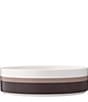 Noritake ColorStax Stripe Collection Round Vegetable Serving Bowl, Color:Brown - Image 1