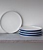 Noritake ColorStax Stripe Collection Salad Plates, Set of 4, Color:Blue - Image 2
