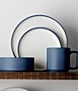 Noritake ColorTex Stone Collection 4-Piece Place Setting, Color:Blue - Image 2
