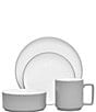 Noritake ColorTex Stone Collection Place Setting, Color:Grey - Image 1