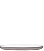 Noritake ColorTex Stone Collection Round Platter, Color:Taupe - Image 2