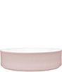 Noritake ColorTex Stone Collection Round Serving Bowl, Color:Blush - Image 1