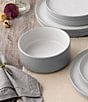 Noritake ColorTex Stone Collection Stax Cereal Bowls, Set of 4, Color:Grey - Image 3