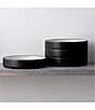 Noritake ColorTex Stone Collection Stax Deep Plates, Set of 4, Color:Black - Image 2