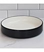 Noritake ColorTex Stone Collection Stax Deep Plates, Set of 4, Color:Black - Image 3