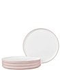 Noritake ColorTex Stone Collection Stax Dinner Plates, Set of 4, Color:Blush - Image 1