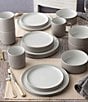 Noritake ColorTex Stone Collection Stax Dinner Plates, Set of 4, Color:Taupe - Image 2