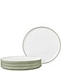 Noritake ColorTex Stone Collection Stax Dinner Plates, Set of 4, Color:Sage - Image 1