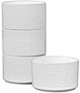 Noritake ColorTex Stone Collection Stax Mini Bowls, Set of 4, Color:White - Image 1