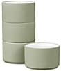 Noritake ColorTex Stone Collection Stax Mini Bowls, Set of 4, Color:Sage - Image 1