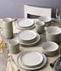 Noritake ColorTex Stone Collection Stax Salad Plates, Set of 4, Color:Sage - Image 5