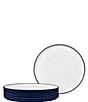 Noritake ColorTex Stone Collection Stax Salad Plates, Set of 4, Color:Navy - Image 1