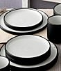 Color:Black - Image 3 - ColorTex Stone Collection Stax Salad Plates, Set of 4