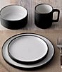 Color:Black - Image 5 - ColorTex Stone Collection Stax Salad Plates, Set of 4
