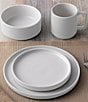 Noritake ColorTex Stone Collection Stax Salad Plates, Set of 4, Color:White - Image 2