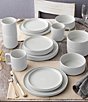 Noritake ColorTex Stone Collection Stax Salad Plates, Set of 4, Color:White - Image 3
