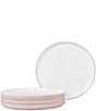 Noritake ColorTex Stone Collection Stax Salad Plates, Set of 4, Color:Blush - Image 1