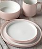 Noritake ColorTex Stone Collection Stax Salad Plates, Set of 4, Color:Blush - Image 3